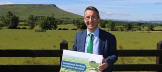Andrew Muir launches the Sustainable Farming Investment Scheme. Photo: DAERA