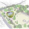 Artist's impression of Drumglass Park. Photo Belfast City Council