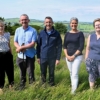 DAERA Minister pictured with Claire Andrews NIEA, Dawson Stelfox MBE Outscape Chairperson, Caro-lynne Ferris Outscape Executive Director and Maia Taylor NIEA.
