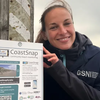 Dr. Melanie Biausque introduces the new citizen science initiative at Tyrella Beach