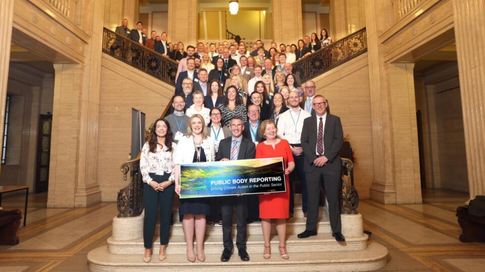 Representatives from Northern Ireland's public sector gathered at Stormont to mark the completion of the first statutory climate reporting cycle